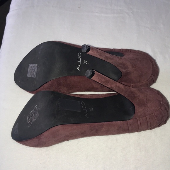 ALDO Botkins Suede Platform Heels 7.5 - Picture 6 of 8